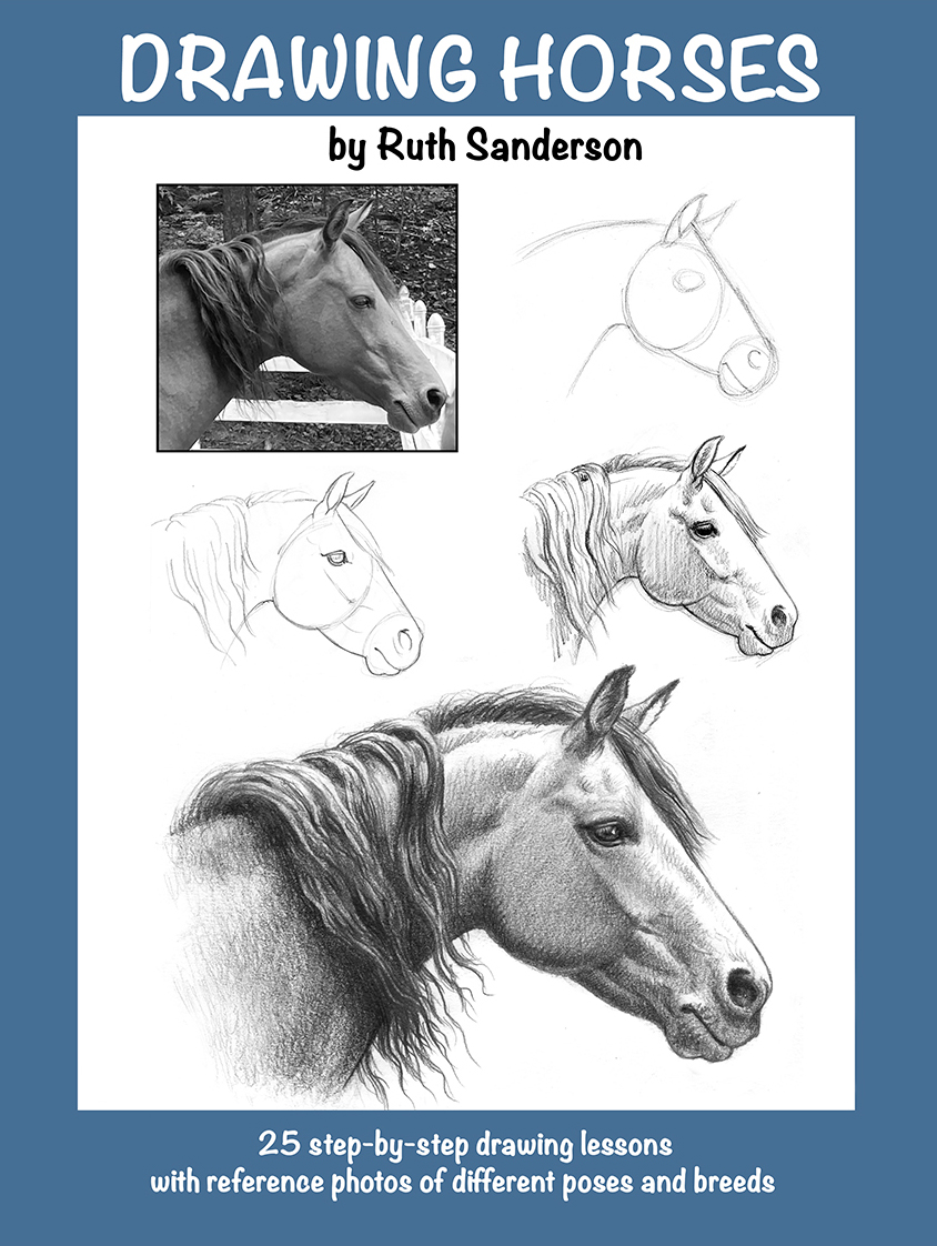 how to draw a horse step by step realistic easy