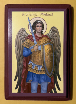 Archangel Michael  mounted icon