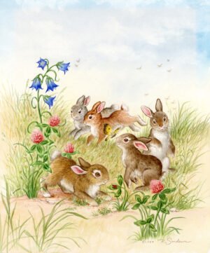 Five Little Bunnies: Cover