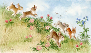Five Little Bunnies: Hopping Down Hill