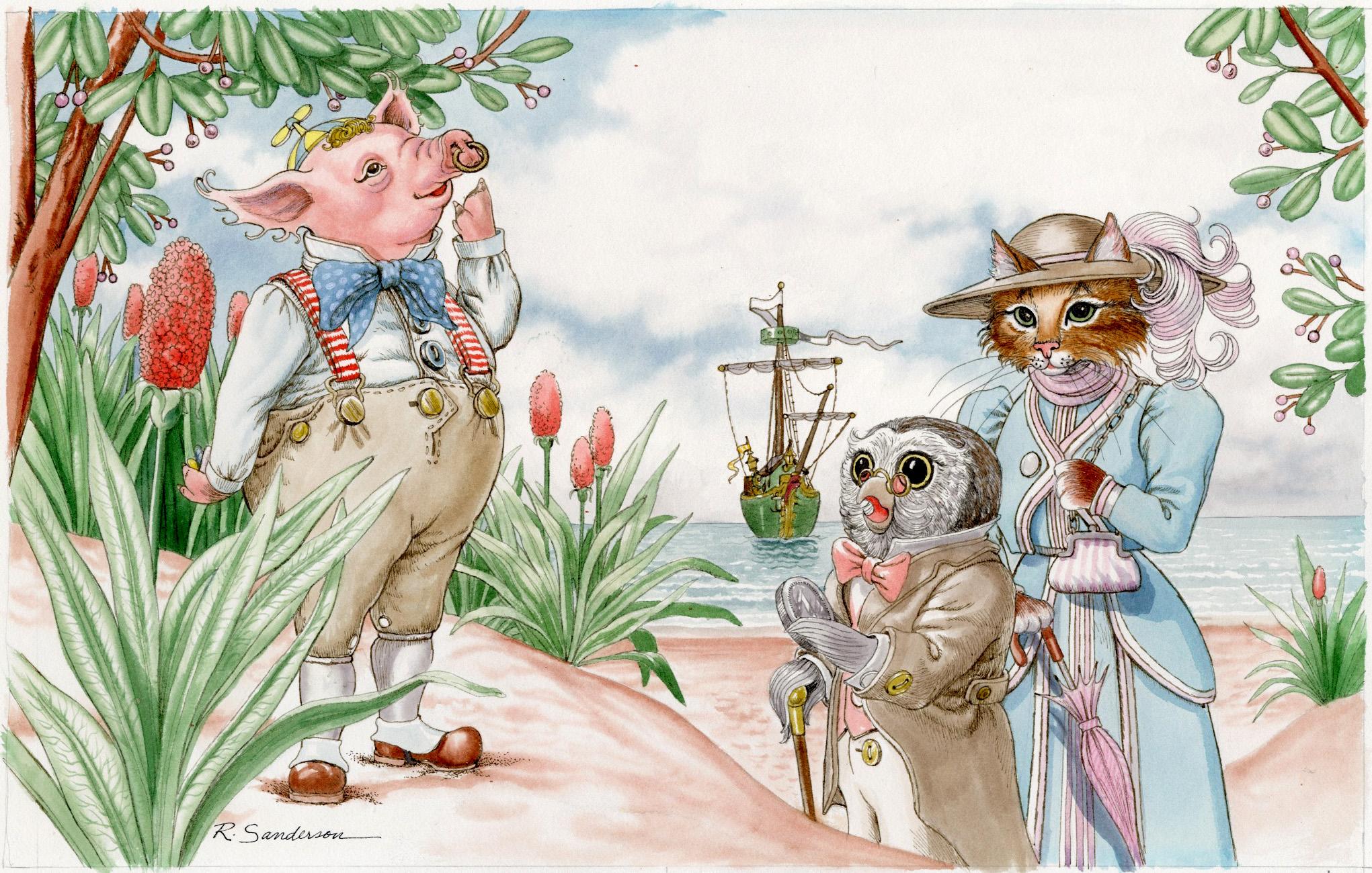 The Owl and the Pussycat: One Shilling for a Ring