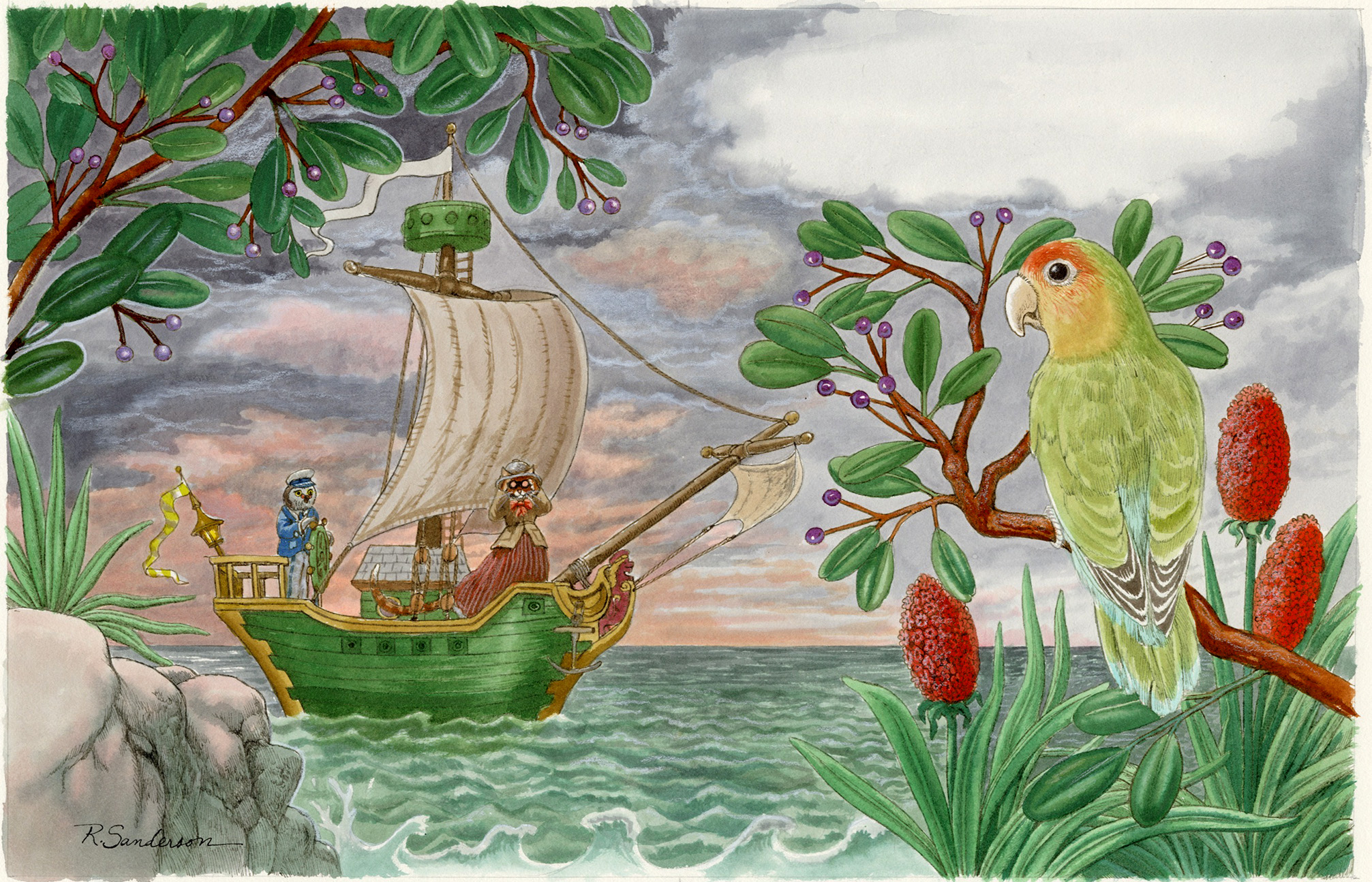 The Owl and the Pussycat: They Sailed Away