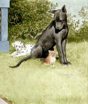 Puppies and Kittens: Large and Small Dogs