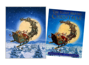 The Night Before Christmas Book and Print SPECIAL